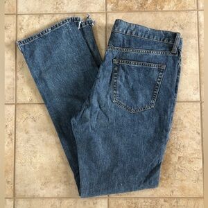 G.H. Bass & Co. Straight-Leg Blue Denim Jeans Retro Casual